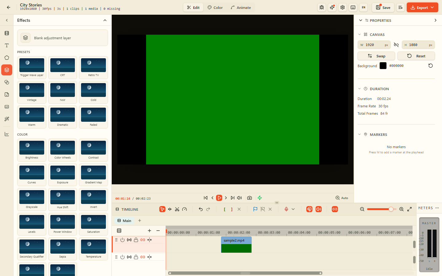 AZ Video Editor: GPU effects & transitions